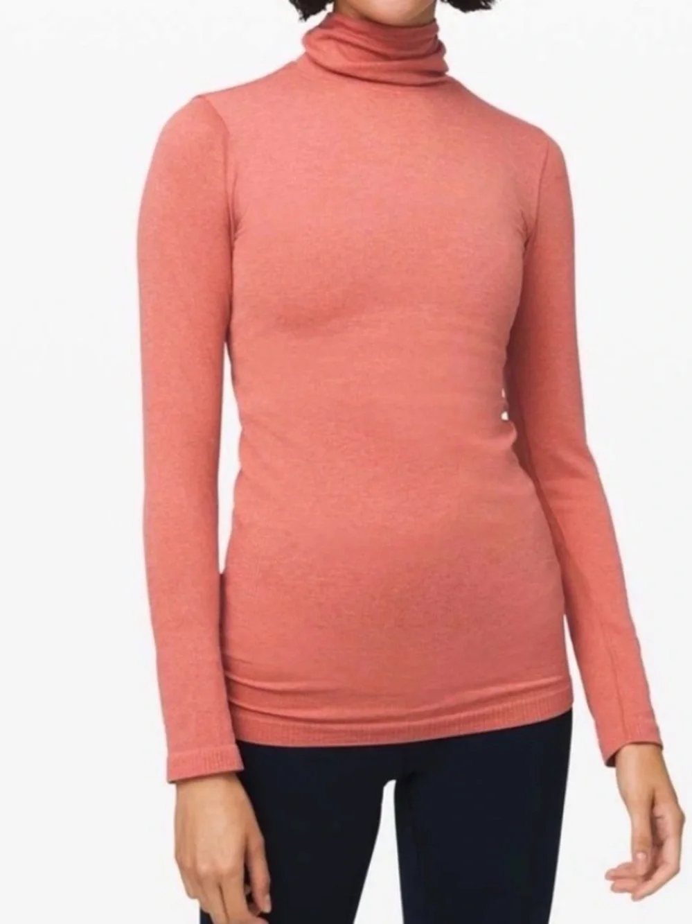 lululemon athletica Coral Long-Sleeve Turtleneck Top